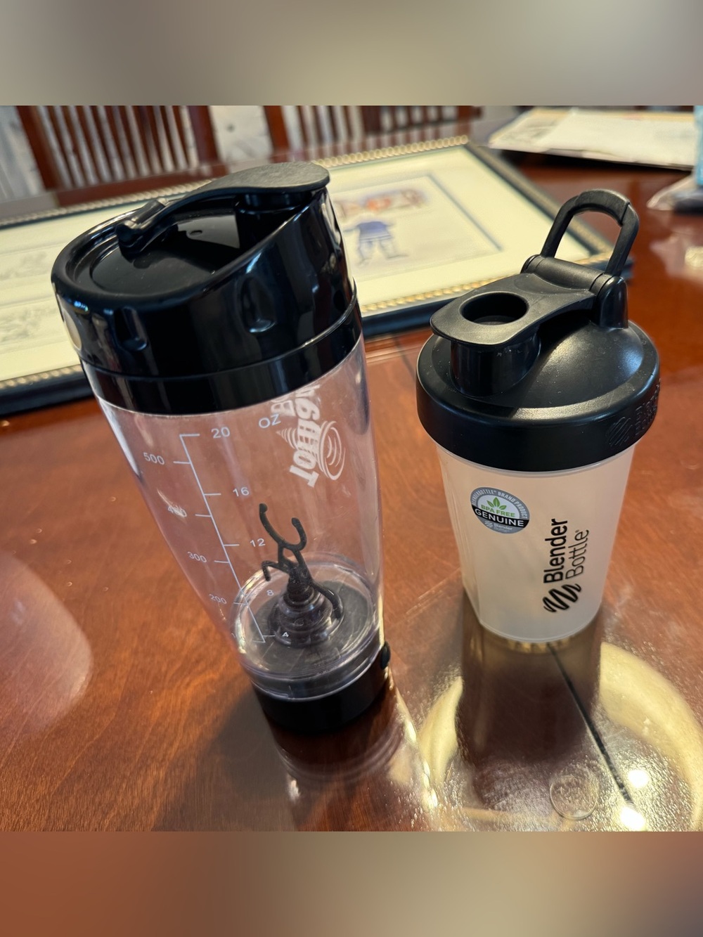 Tornado BlenderBottle Shaker Set in Black and Clear
